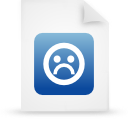 blue, document, file, paper icon