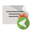 certificate,left icon