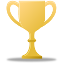 gold, trophy icon