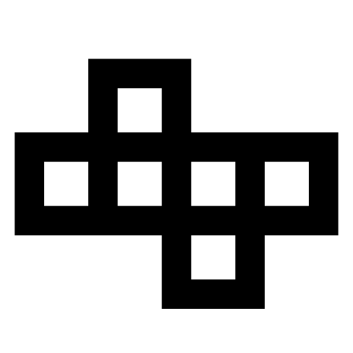 Cube Unfolded svg vector icon