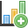 add, barchart icon