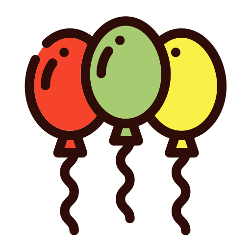 Balloon svg vector icon