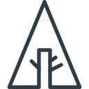 forest, logo, media, social svg vector icon