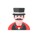 magician svg vector icon