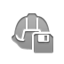 hard,hat,diskette icon