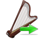 arpa,next,instrument,forward,right,yes,arrow,correct,ok icon