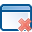 application, delete icon