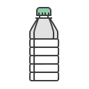 bottle, drink, journey, milk, plastic, travel, water svg vector icon