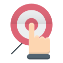 aim, focus, goal, target svg vector icon