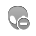 alien,gray,delete icon