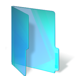 blue,folder icon