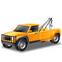 car, cars, towtruck, transportation, vehicle, yellow icon
