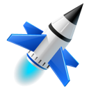 run,launch,rocket,spaceship icon