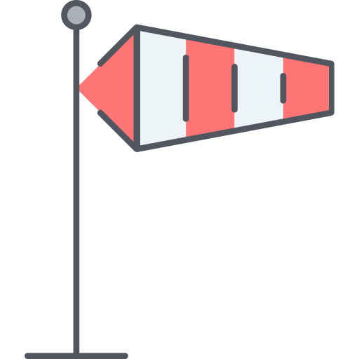 Wind Sock svg vector icon