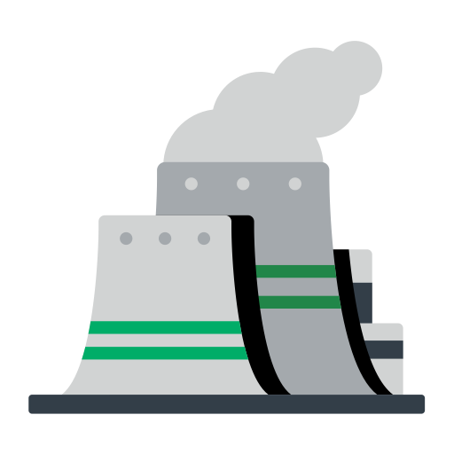 Nuclear Power Plant svg vector icon