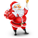 christmas, santa icon