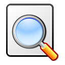 kghostview,document,file,find,search,paper,seek icon