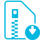 archive, document, file, rar, winrar, winzip, zip svg vector icon