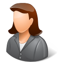 client, female icon