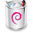 full, trashcan icon