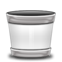 trash,empty,blank,recycle bin icon