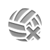 ball,volleyball,cross icon