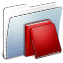 folder, graphite, library, stripped icon
