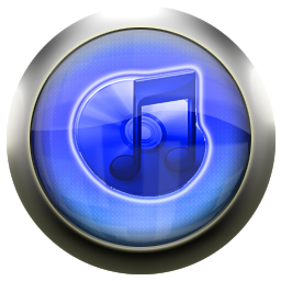 blue,itunes icon