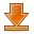 arrow, down, download icon