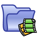 folder,movie,film,video icon