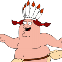 peter,griffin,indian,zoomed icon