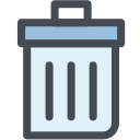 garbage can, general, office, recycle bin, rubbish bin, trash bin, trash can svg vector icon