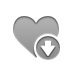 heart,down icon