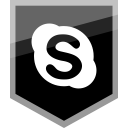 logo, media, skype, social svg vector icon