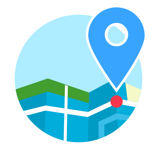 Map svg vector icon