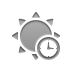 sun,clock icon