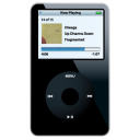 ipod,video,black icon