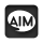 aim, logo, square icon