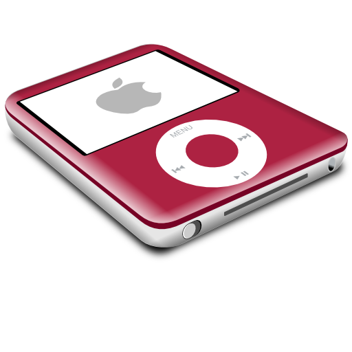 red,ipod,nano icon