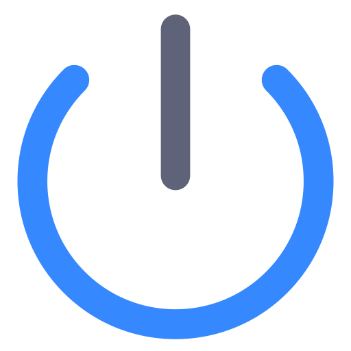 Shutdown svg vector icon