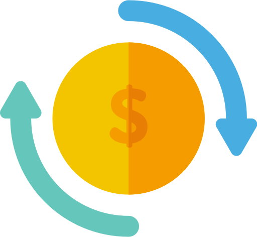 Exchange svg vector icon
