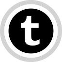 logo, media, social, tumblr svg vector icon