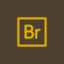 adobe, bridge, encore svg vector icon