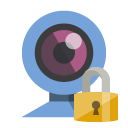 webcam,lock icon
