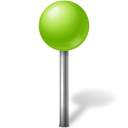ball, base, chartreuse, map, marker, ose icon