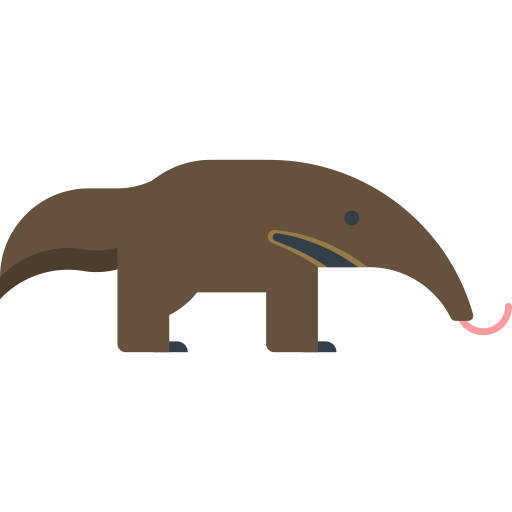 Anteater svg vector icon