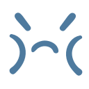 emoji, emot, sad, upset svg vector icon