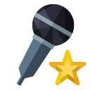 microphone,star icon