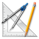 design, geometry, graphics, measure, package, ruler, school icon