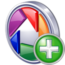add, picasa icon
